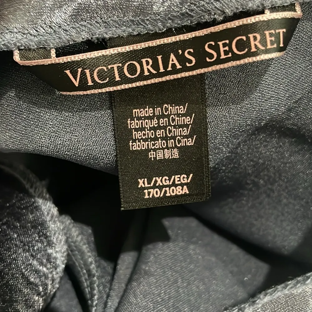 Victoria's Secret Satin Slip Dress Gray-Blue Size XL - Image 6