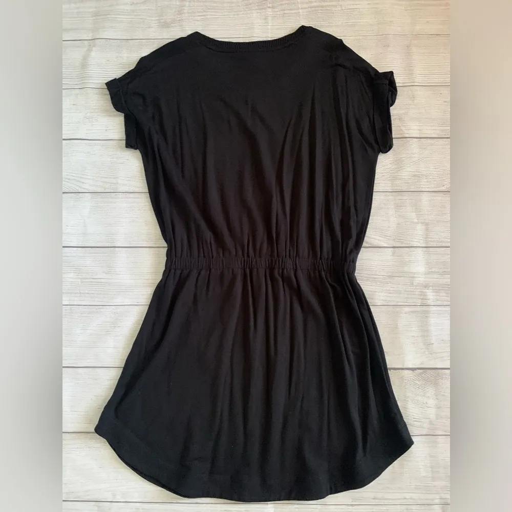 NWT Splendid Women’s Black Short Sleeve Ultra Soft Dress in Size S - Image 3