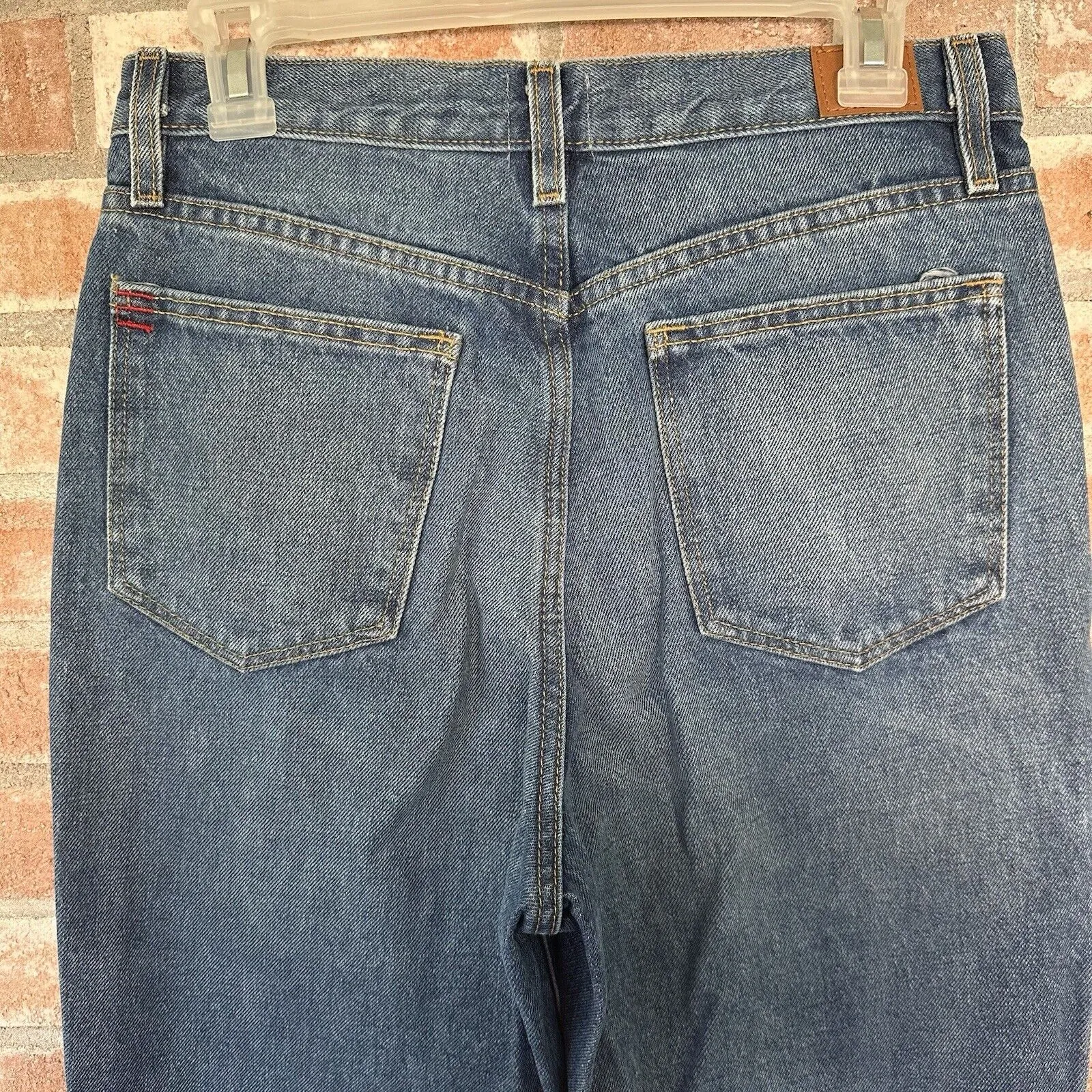 BDG Slim Straight High Waisted Button Fly Raw Hem Jeans Size 29 - Image 6