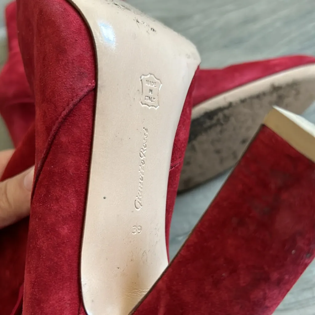 Gianvito rossi Milan red boots - Image 7