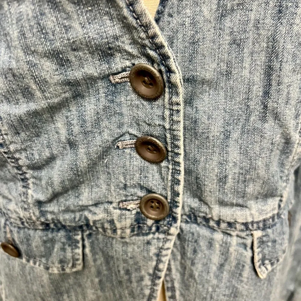 JUICY COUTURE Y2K Denim Jacket Size XL - Image 2