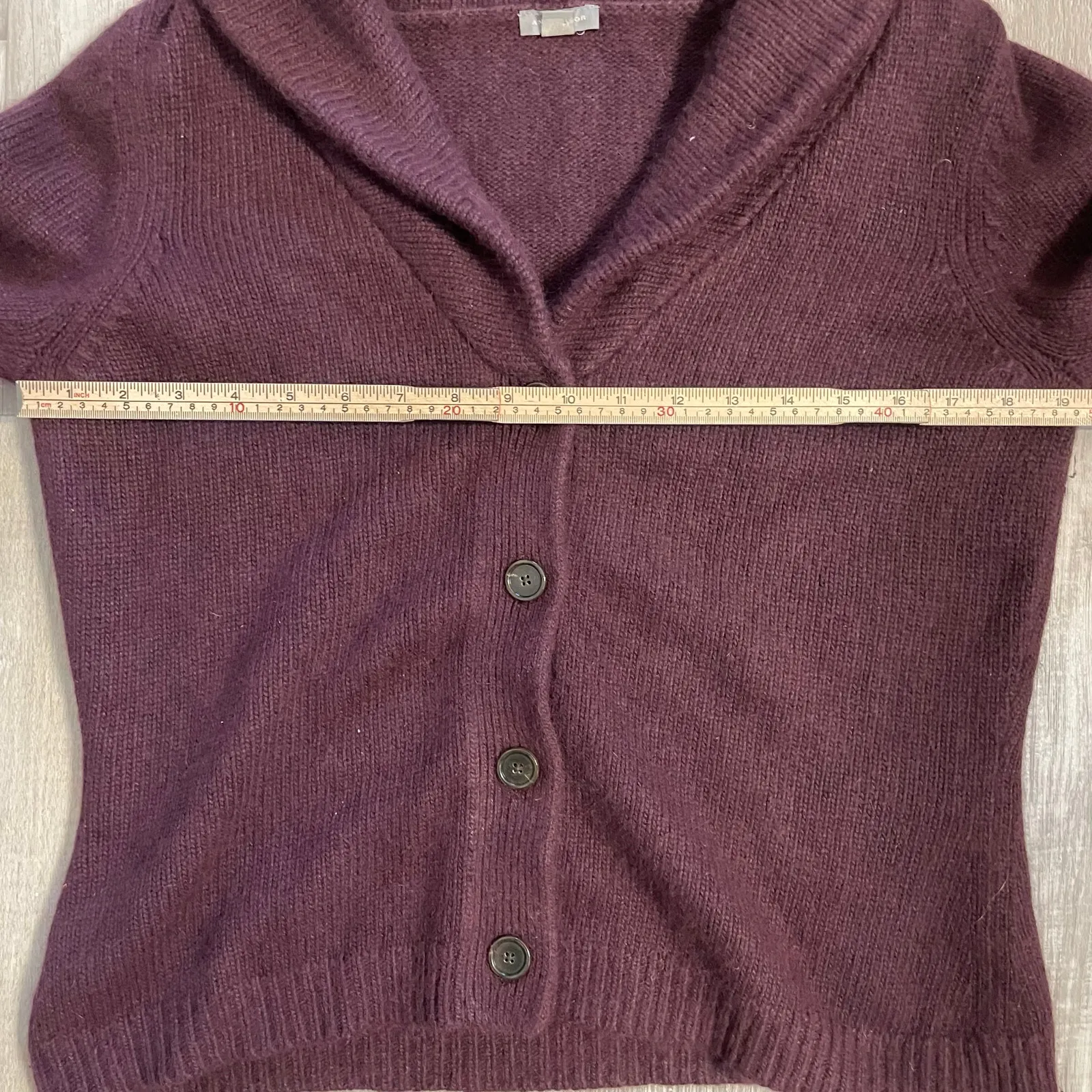 Ann Taylor Angora Lambswool Cardigan Sweater size Large - Image 5