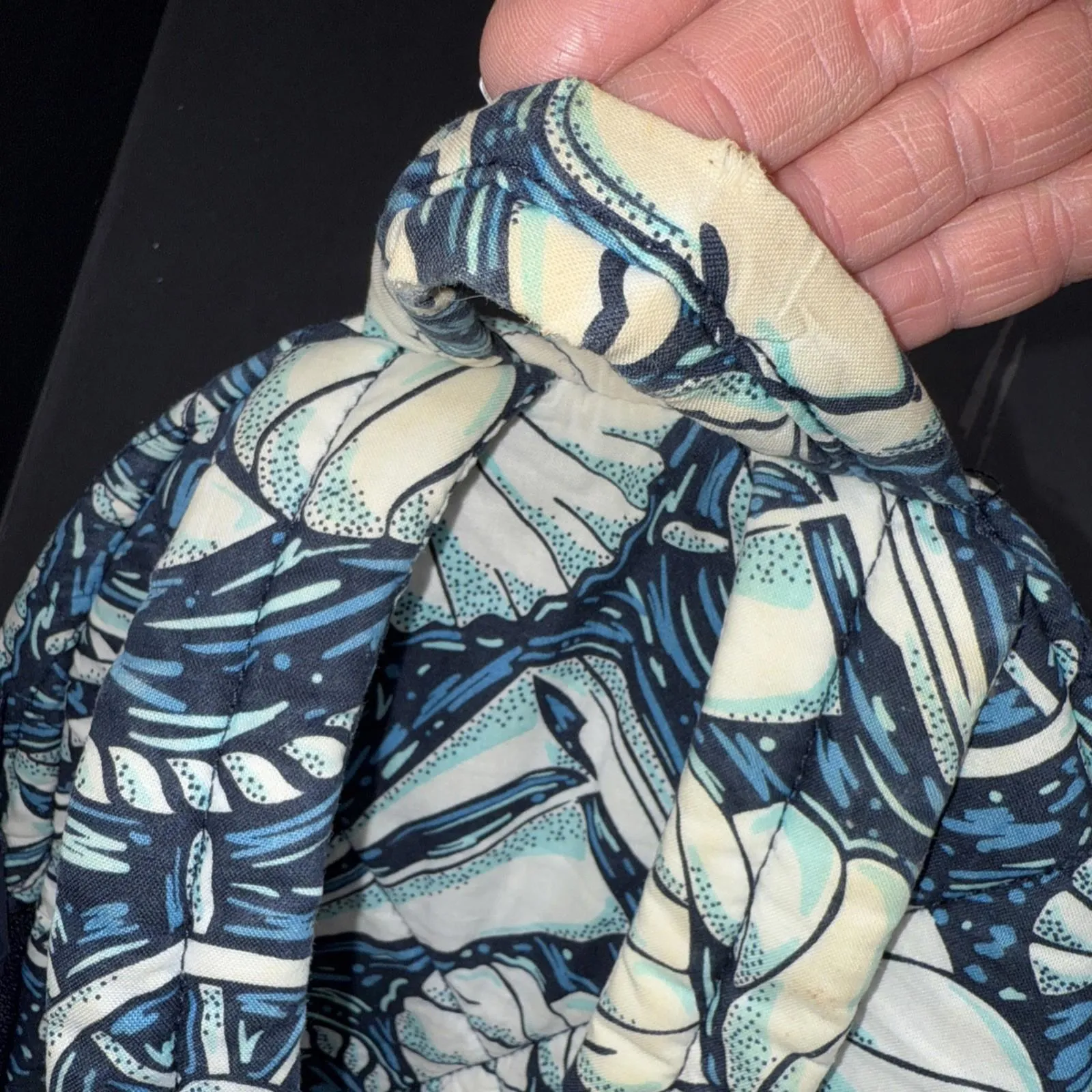 Vera Bradley Essential Compact Quilted Backpack ~”Shore Enough Soft “ - Image 8