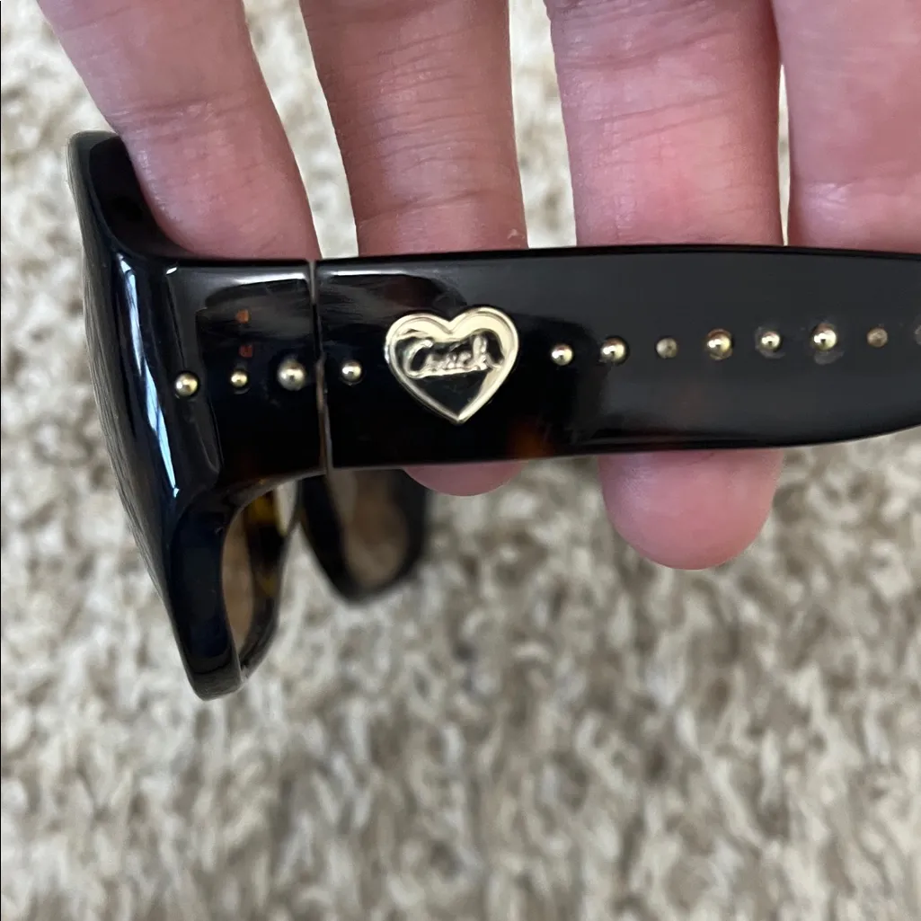 Coach Scarlet SB09 Tortoise Rounded Square Frame Sunglasses - Image 11