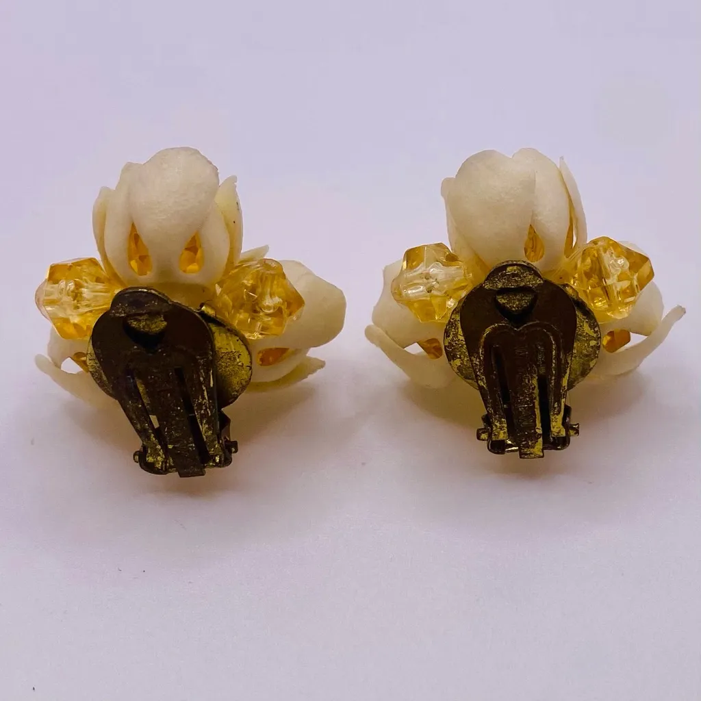 Vintage West Germany Floral Clip - Image 6