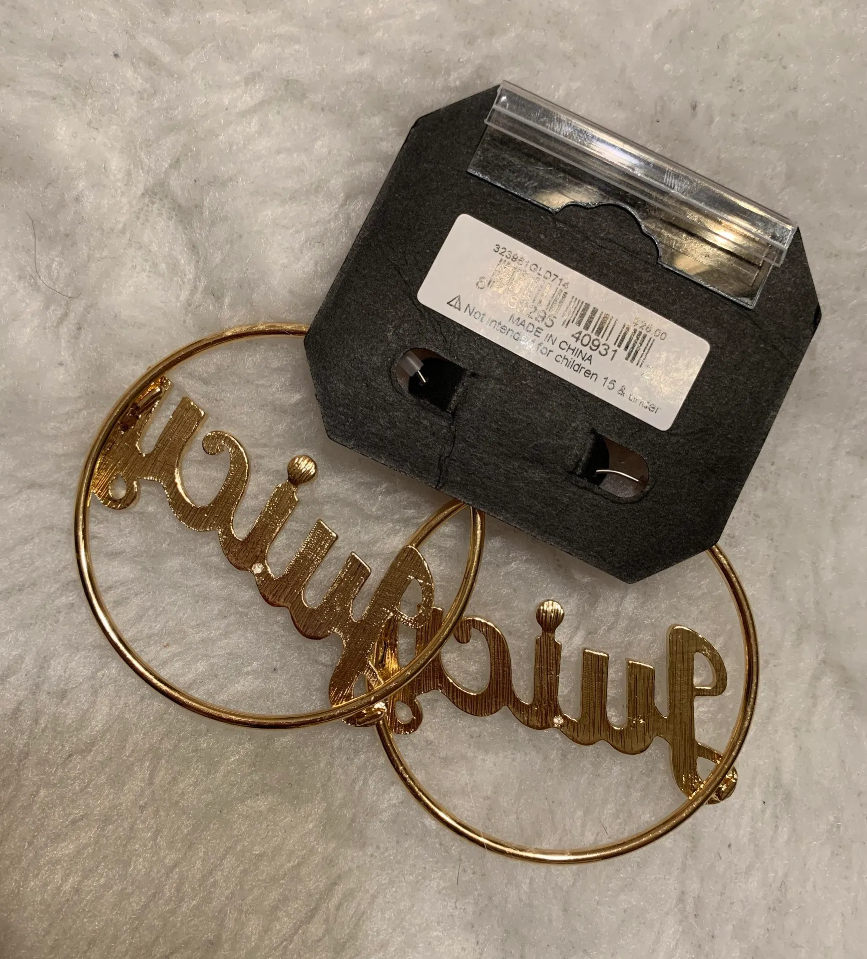 Juicy Couture Hoop Earrings - Image 3