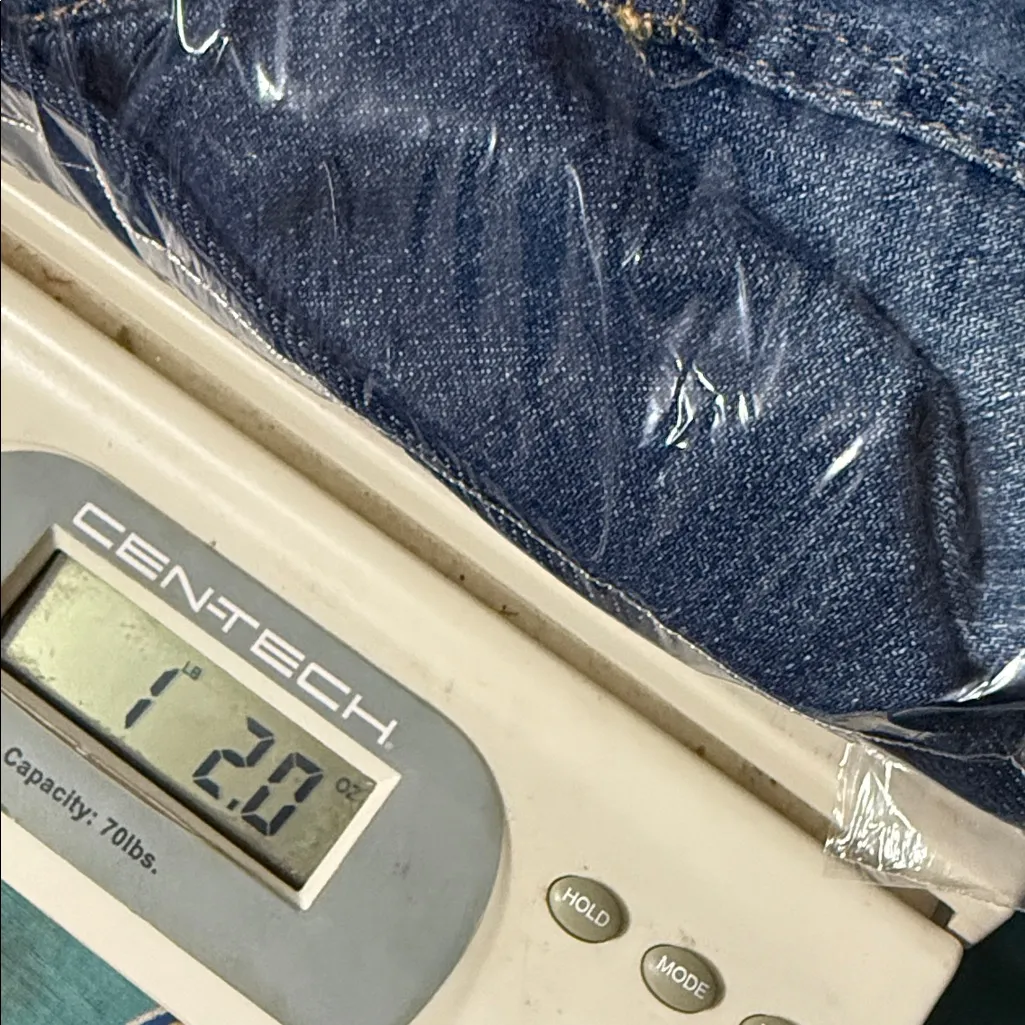 Jessica Simpson size large pixie long sleeve denim jacket button down new - Image 9