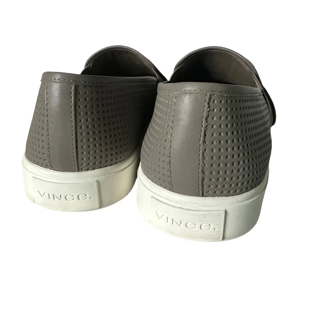 Vince. Womens Slip on Sneakers Perforated Blair‎ Loafer Gray Shoes Size 8.5 - Image 10