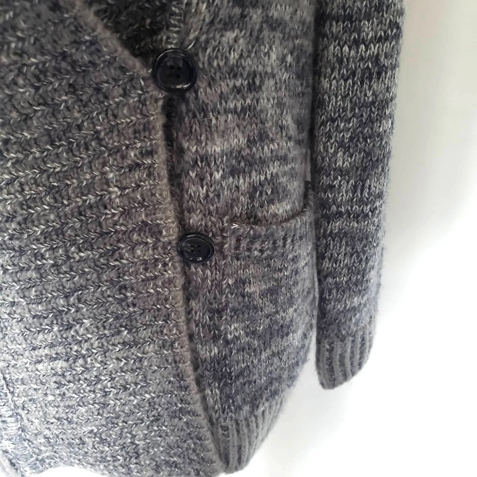 Gap Shawl Collar Cardigan Womens Sweater XS Preppy Cozy Fuzzy Cottage Heritage - Image 5