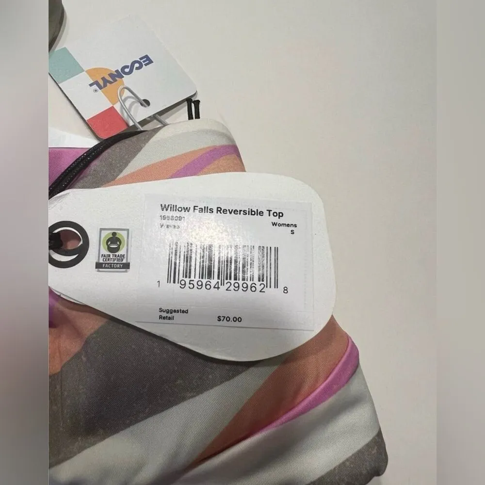 prAna  Willow Falls Reversible Swim Top Sm - Image 5