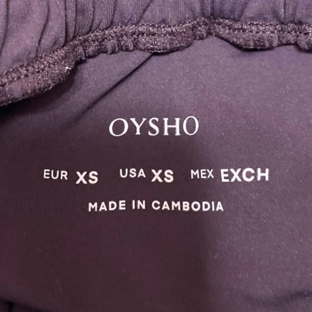 Oysho Women's Purple Straight Wide Leg Elastic Waist Pull On Trousers Pants XS - Image 4