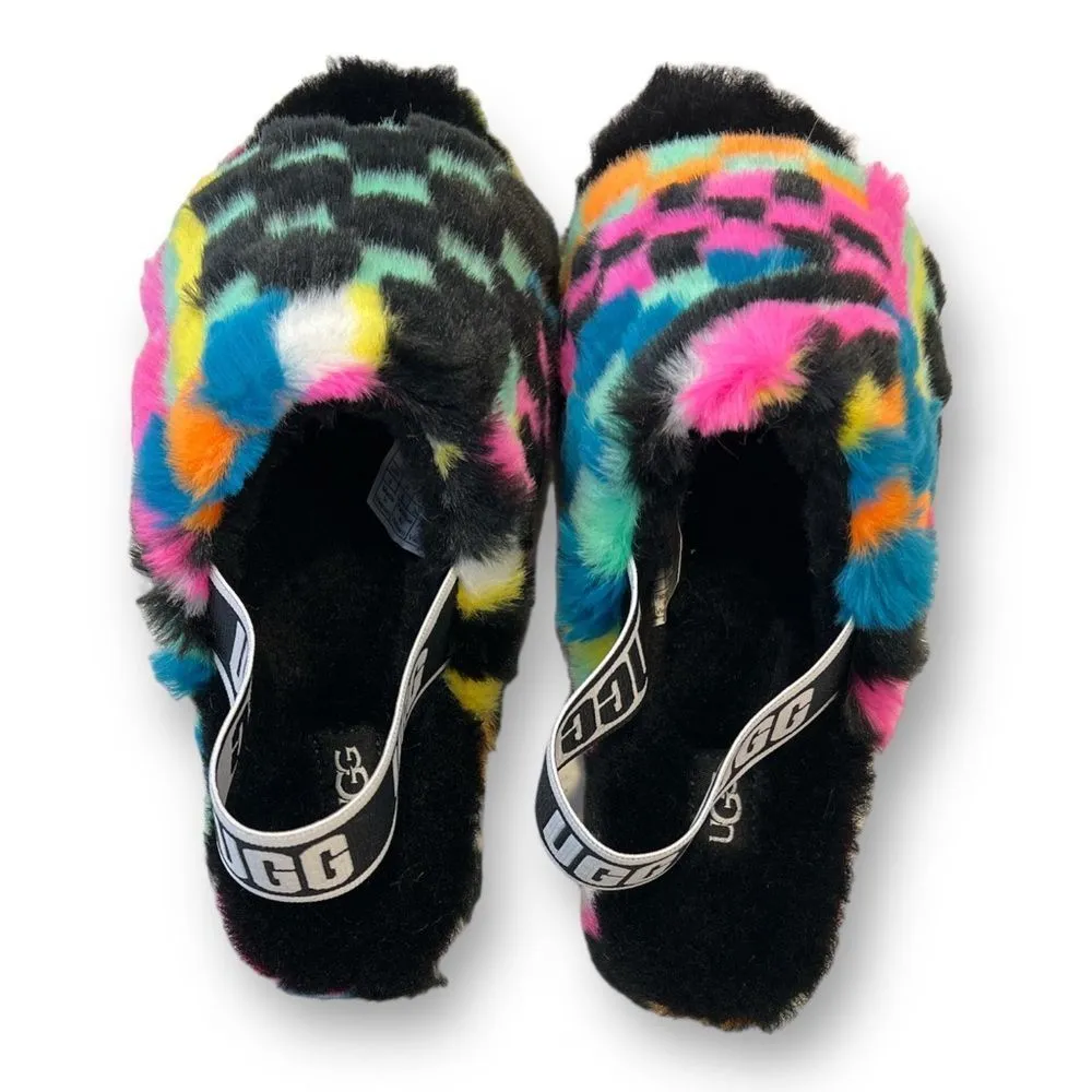 Fl Yeah Checks Fuzzy Slides Size 8 - Image 3