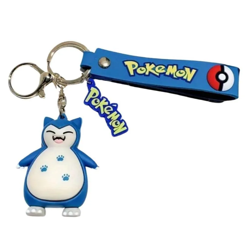 Pikachu and Snorlax Keychain Duo - Image 5