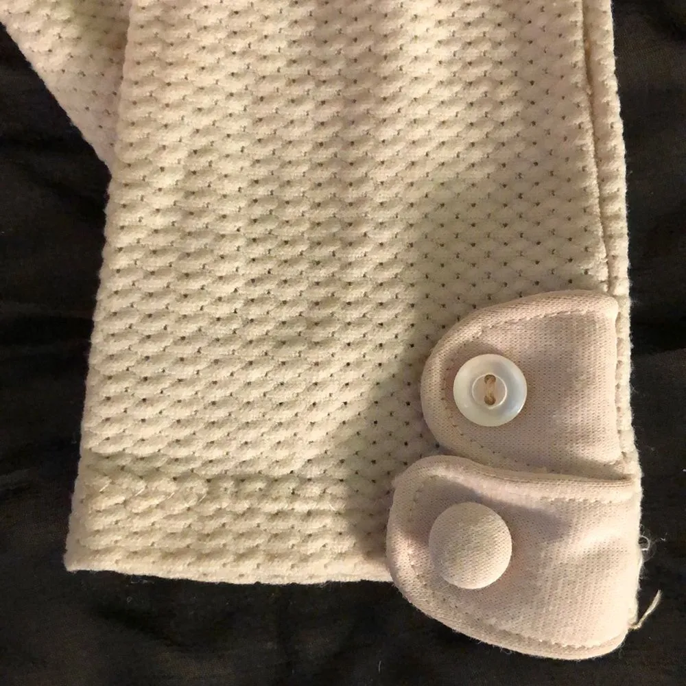 Vintage Off White Knit Ladies/Girls Gloves Small - Image 6