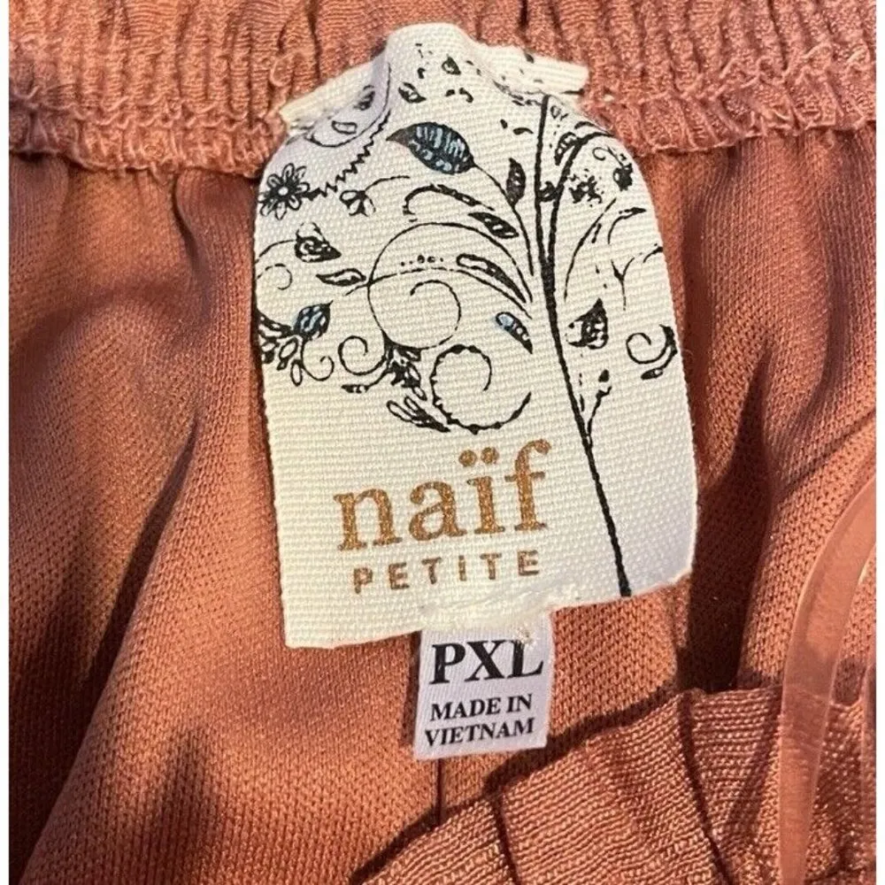 Naif‎ Dress PXL Mauve Dusty Rose Boho Bohemian Festival Cottagecore Petite Size undefined - Image 6