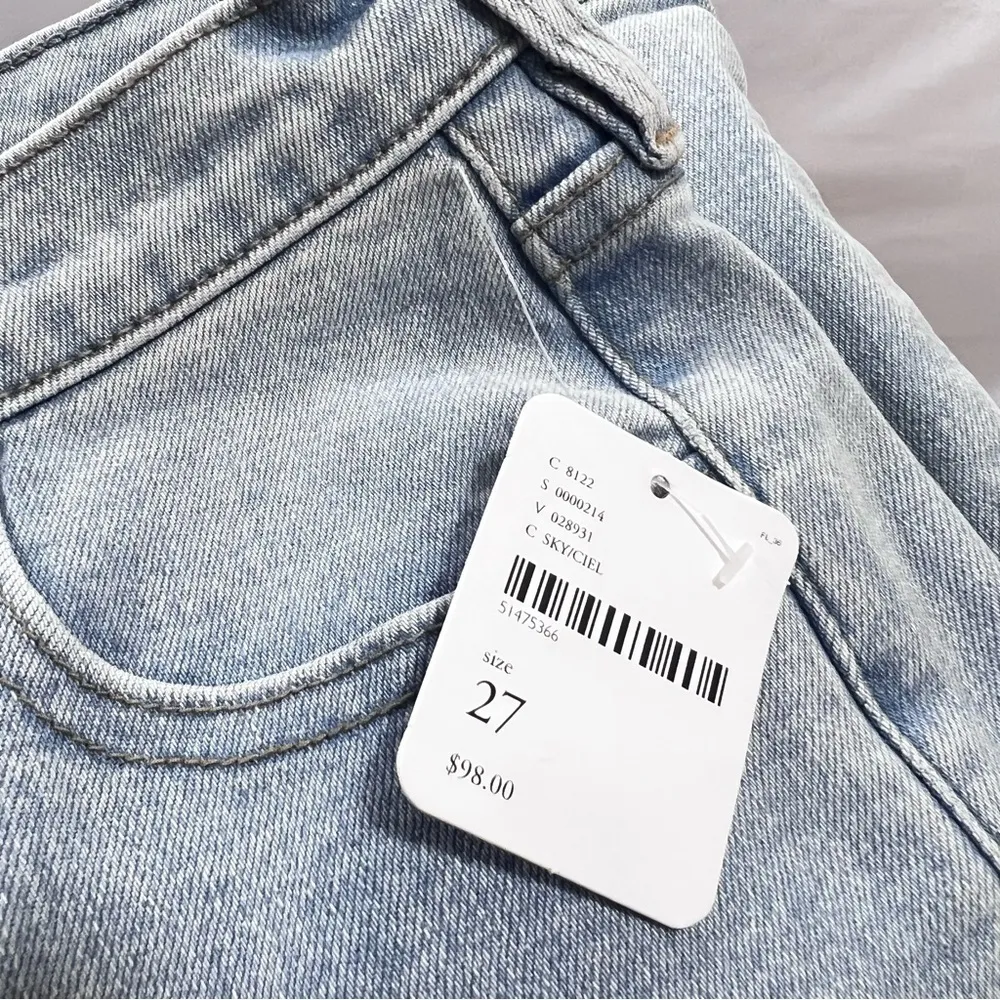 Free People CRVY Wide Leg High Rise Jeans Size 27 Flare Leg - Image 7