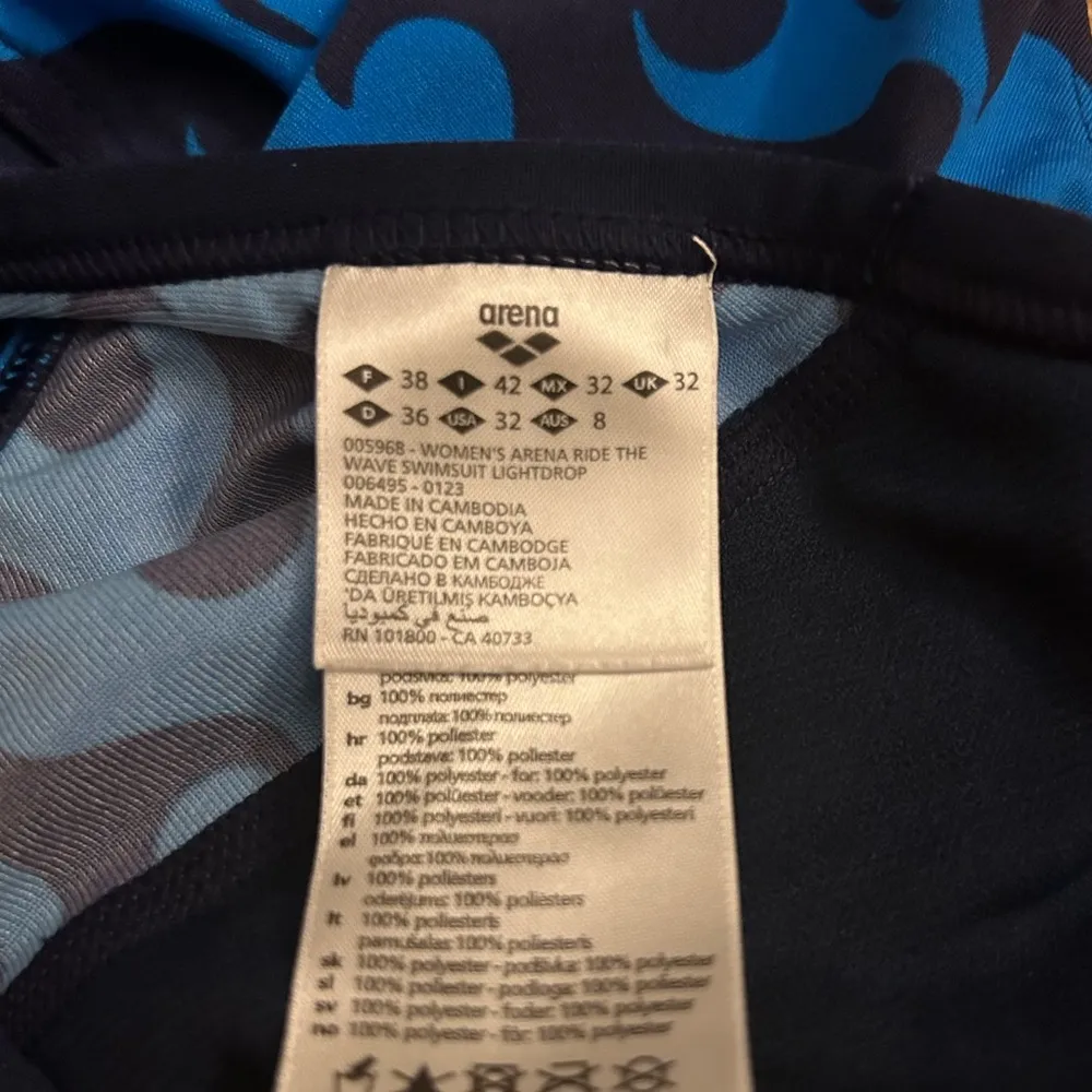 Women's Ride The Wave Light Drop Back One Piece Swimsuit - Image 4