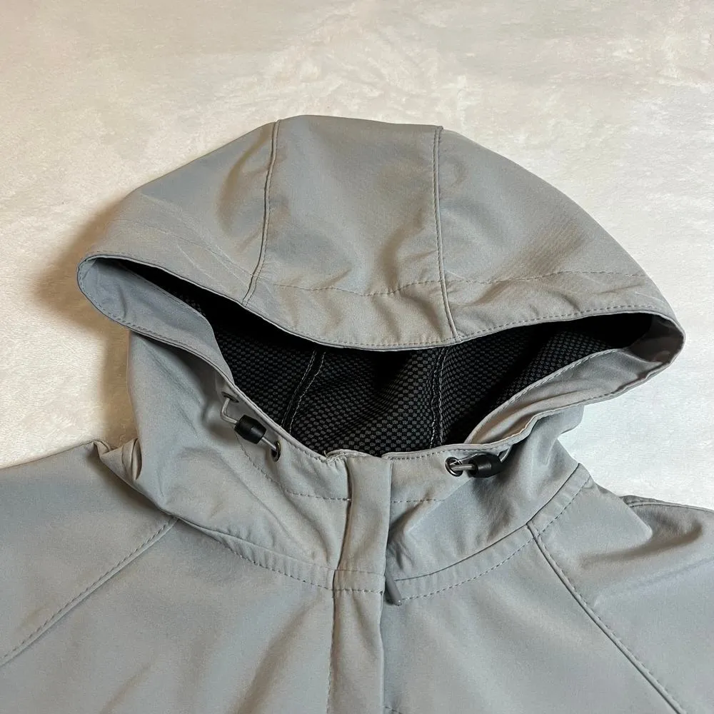 New Balance Women's Soft Shell Zip Up Jacket with Hood Size Large **FLAWED** - Image 5