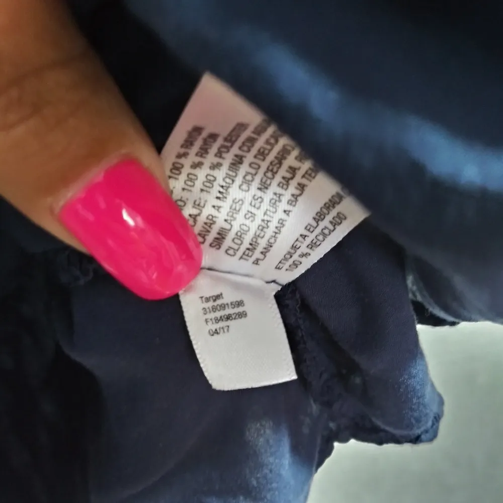 Knox Rose Blue Floral A Line Embroidered Lace Cold Shoulder Dress Size L - Image 8