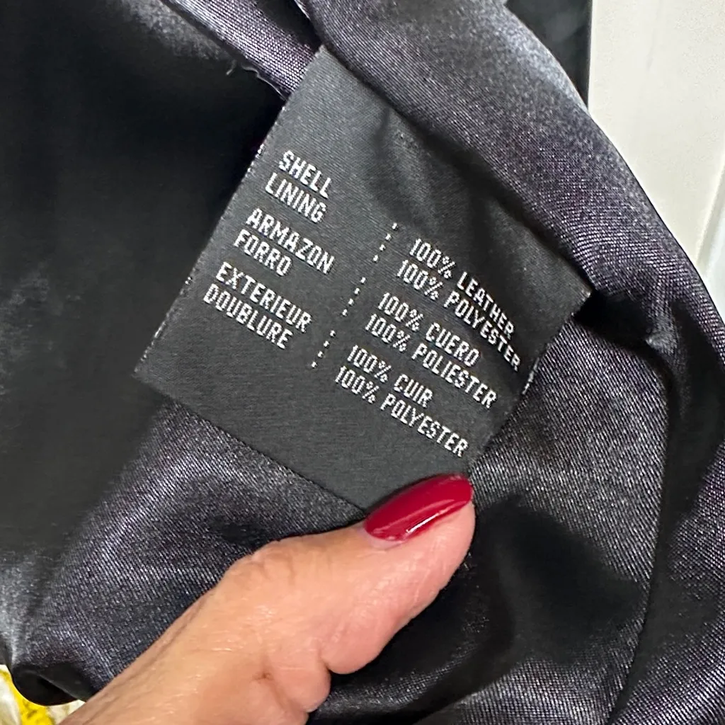 ColeBrook Elegant Women's Black Leather Jacket Super Soft Size undefined - Image 10