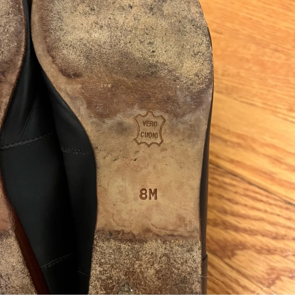 Enzo Angiolini Women Shoe Loafer Slip On Leather Cheetah Print Mob Wife 7M - Image 4