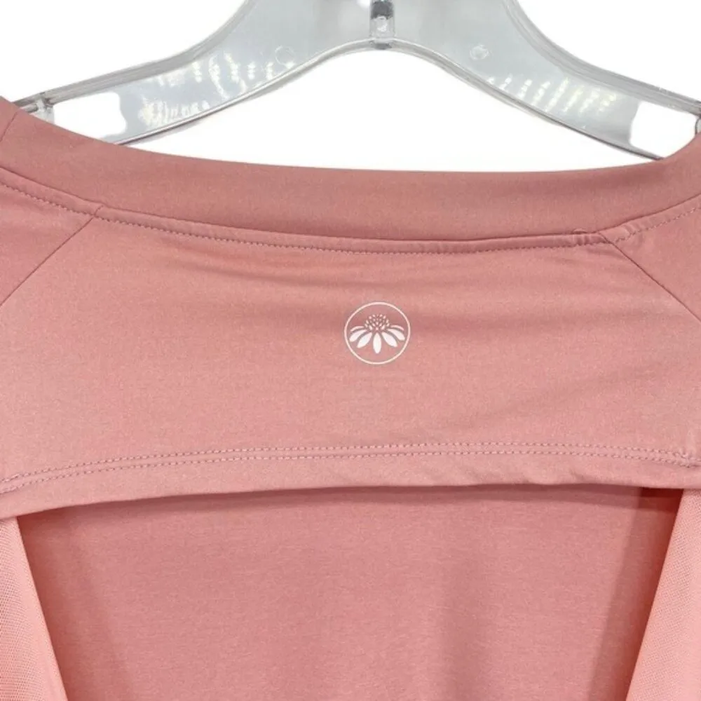 Senita Athletics Long Sleeve Wrap Open Back Top Activewear - Image 3