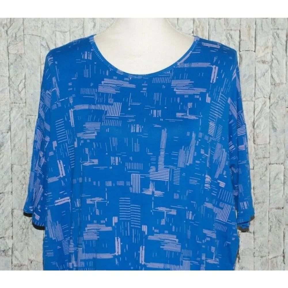 LuLaRoe Ladies Blouse Hi-Low Top T-Shirt Size XXS - Image 2