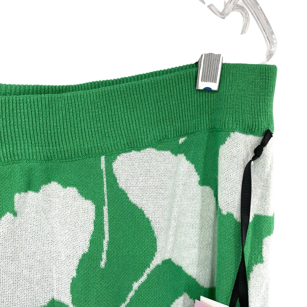 Diane Von Furstenberg x Target Ginkgo Green Sweater Knit Flare Pants New - Image 3