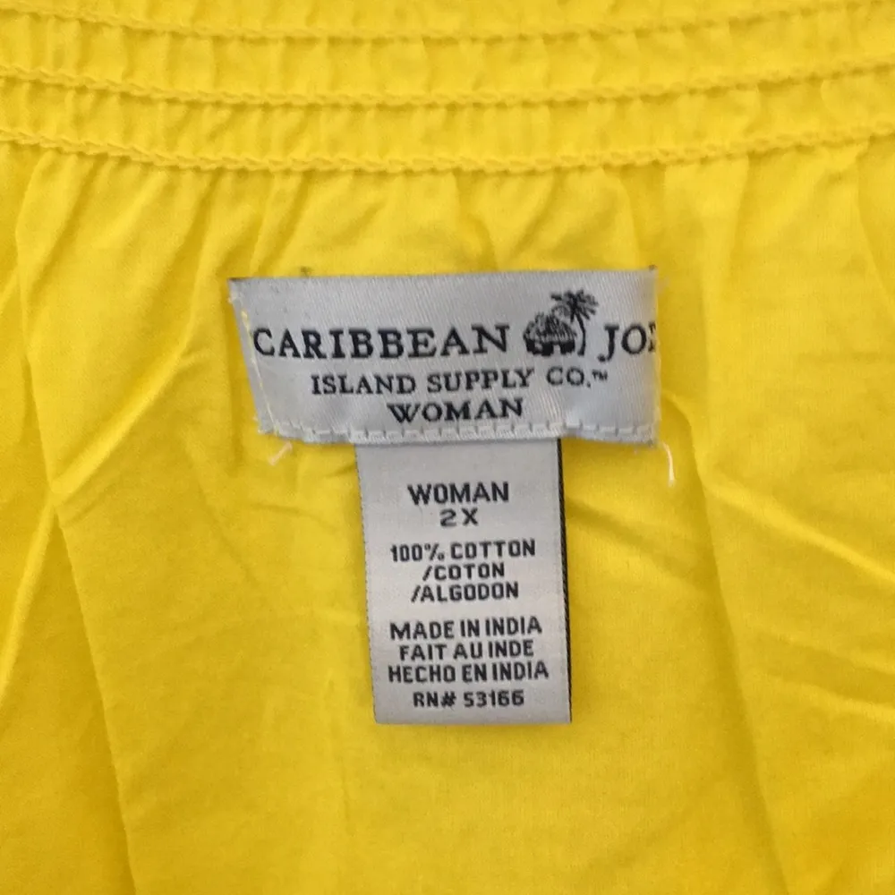 FINAL MARKDOWN Ladies Caribbean joe blouse 2x - Image 5