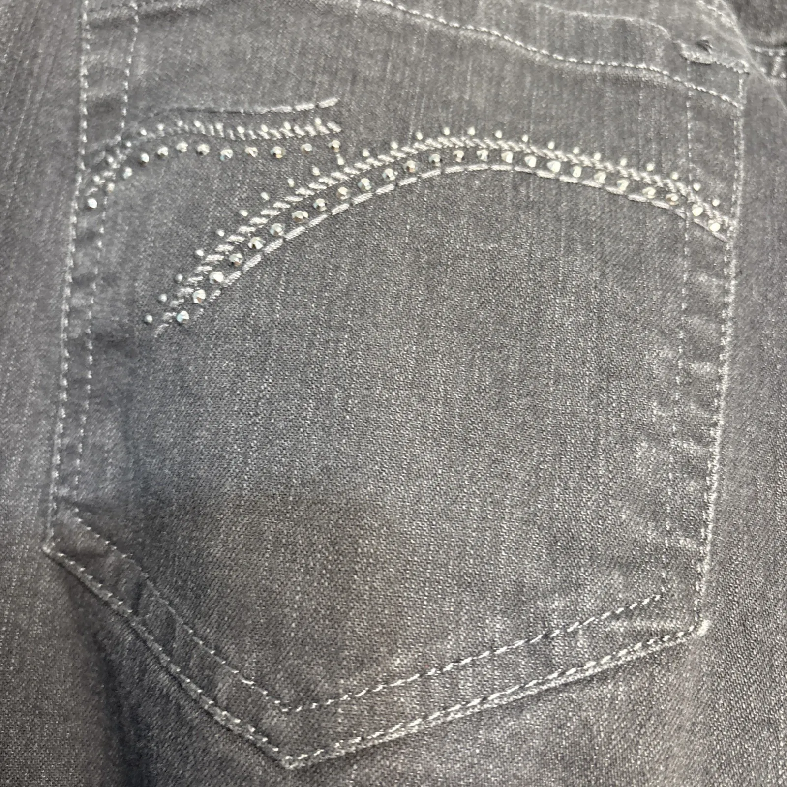 Gloria Vanderbilt Amanda Jeans 18W Grey High Rise Tapered Stretch Denim Pants‎ - Image 11