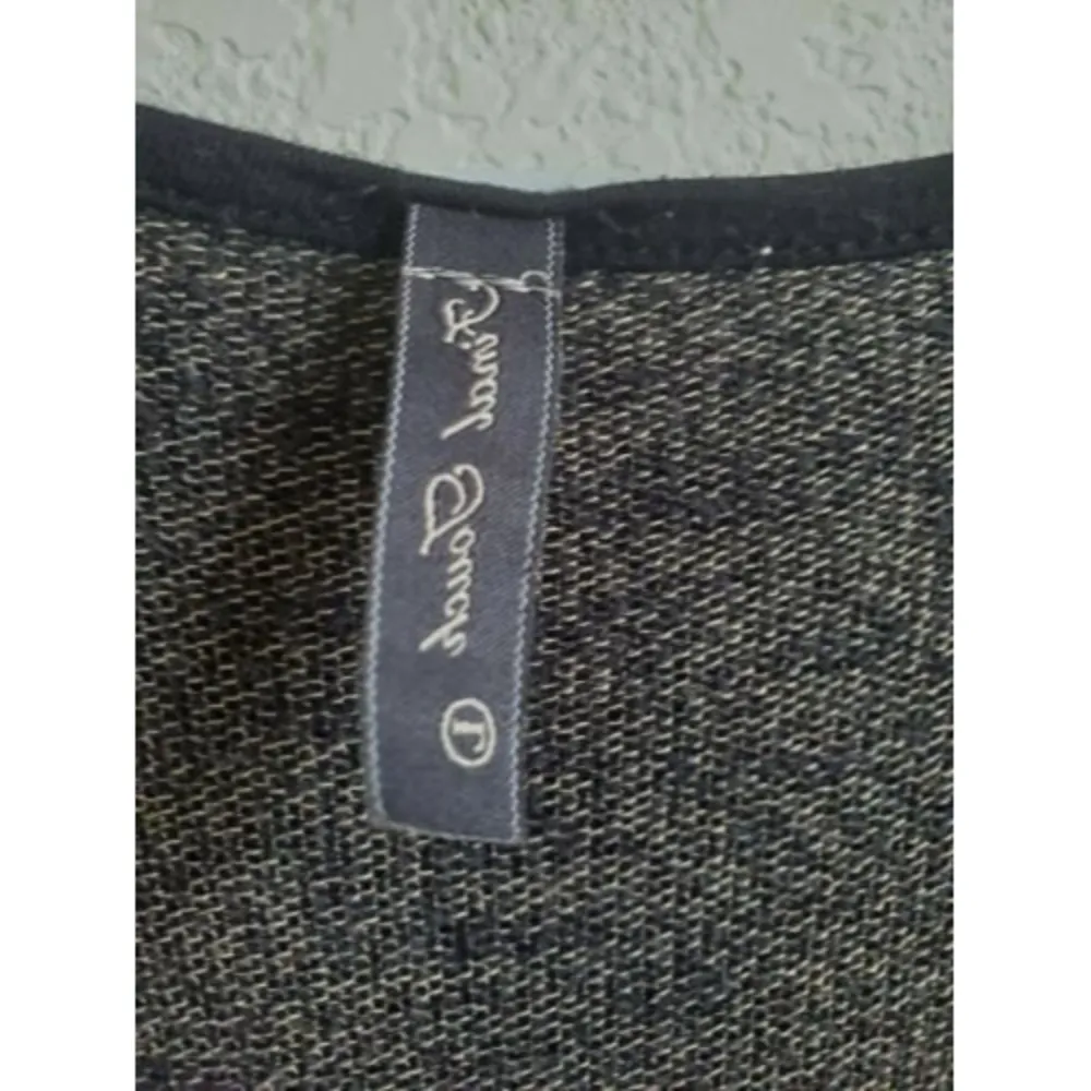 Final Touch Floral Dress Large Black Speckled Layered Skirt A‎ Line - Image 5