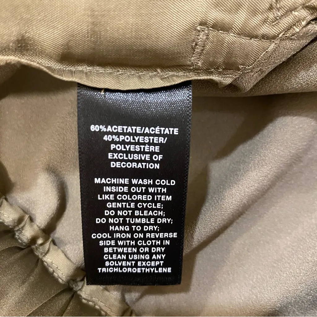 🌟LAFAYETTE 148🌟 NEW YORK PULL ON ELASTIC WAIST TROUSER GREEN SZ P OR XS - Image 2