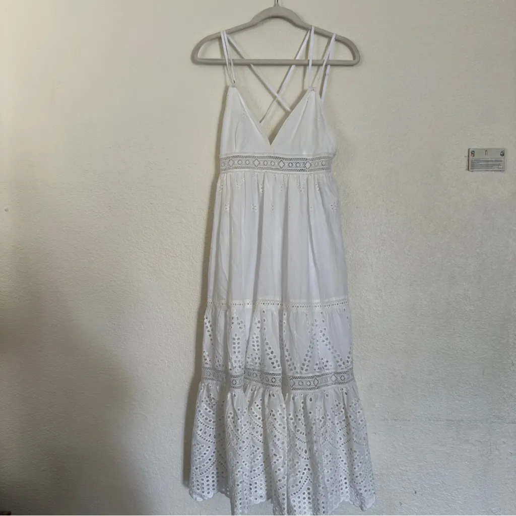 NWT Misa Los Angeles Eyelet Embroidered Allegra  Dress. - Image 5
