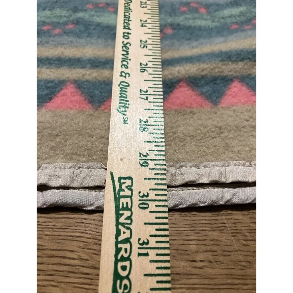 Bill Blass Fleece Women Medium Aztec 1/4 Snap Pullover Western Soft Outdoor - Image 9