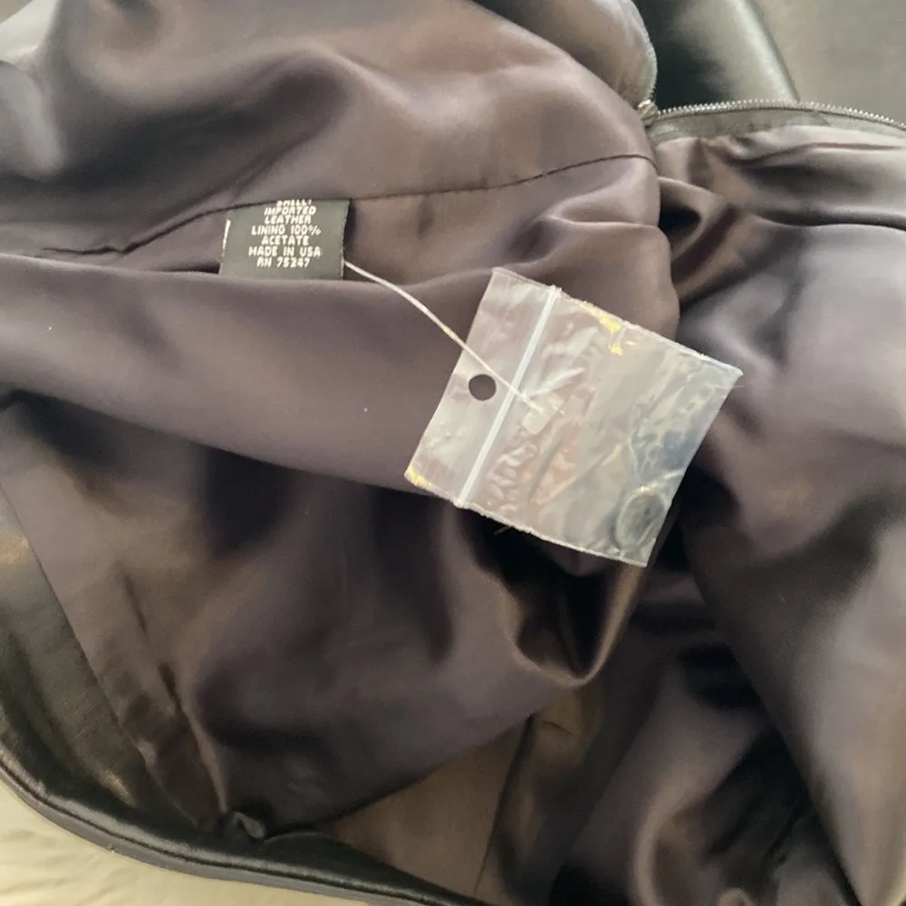 SIENA 100% Leather Skirt long 23” waist 30” hips 36” excellent condition size 10 - Image 6