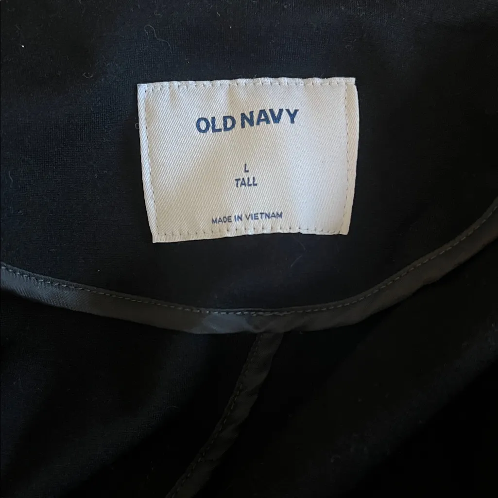 Old Navy Knit Blazer Black Size Large Tall - Image 6