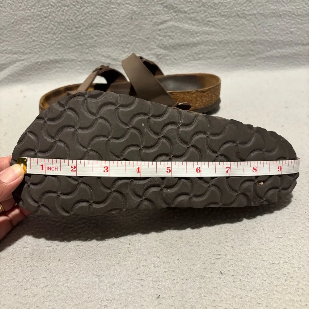 Birkenstock Mayari Open Toe Slide in Brown Sandals‎ Women’s size 8 - Image 8