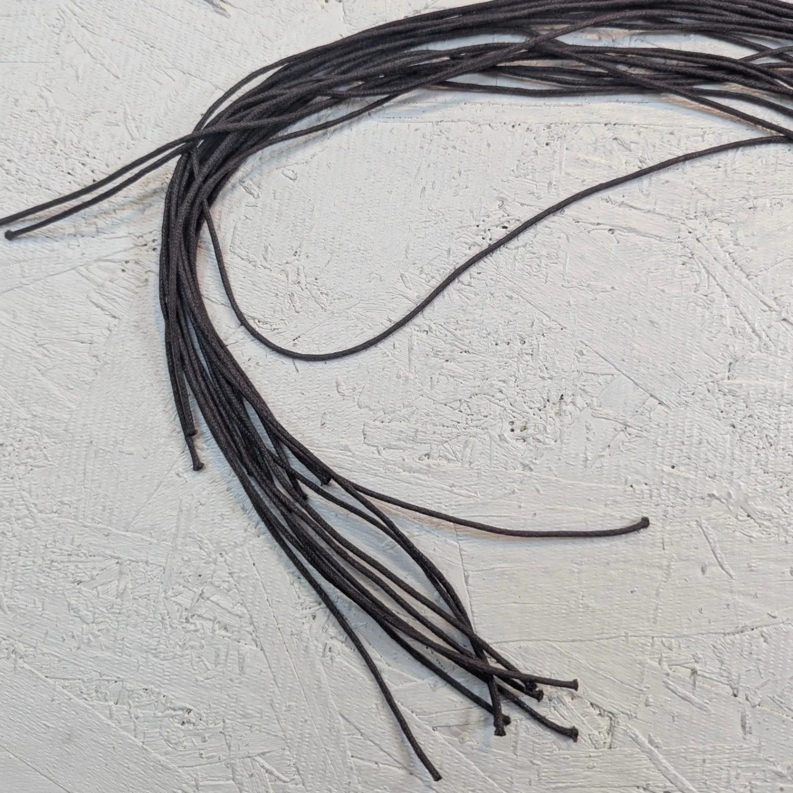 Boho Macramé Beaded Tie Belt – Brown Wood Square Accents - Image 3