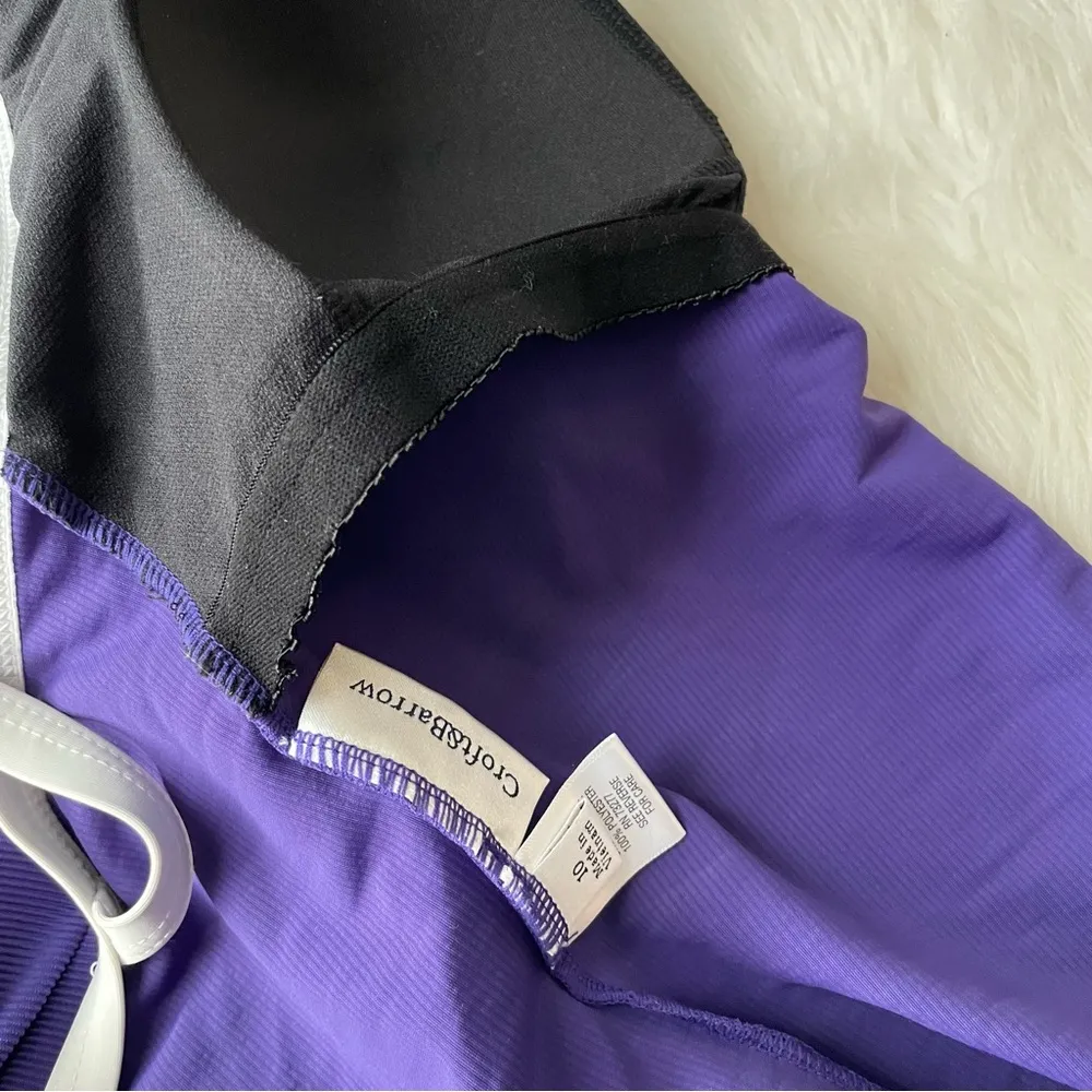 Croft & Barrow 90s Vibes Purple One Piece Swimsuit NWOT - Image 4