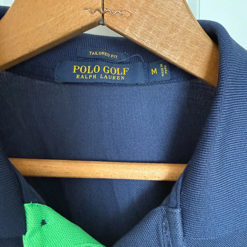 Ralph Lauren Polo Women's Tailored Fit Big Pony Navy Blue Short Sleeve M - Image 2