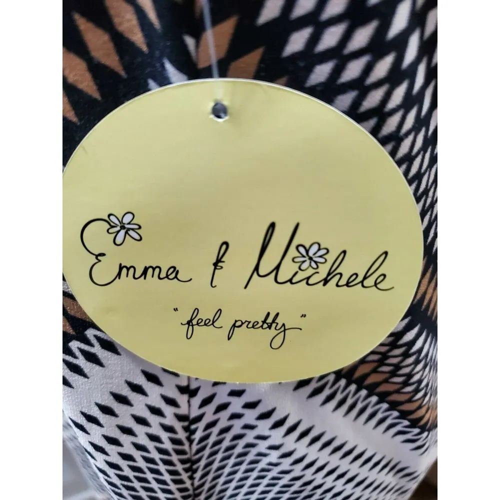 Emma & Michele Women's Polyester Round Neck Sleeveless Knee Length Dress Size M - Image 7