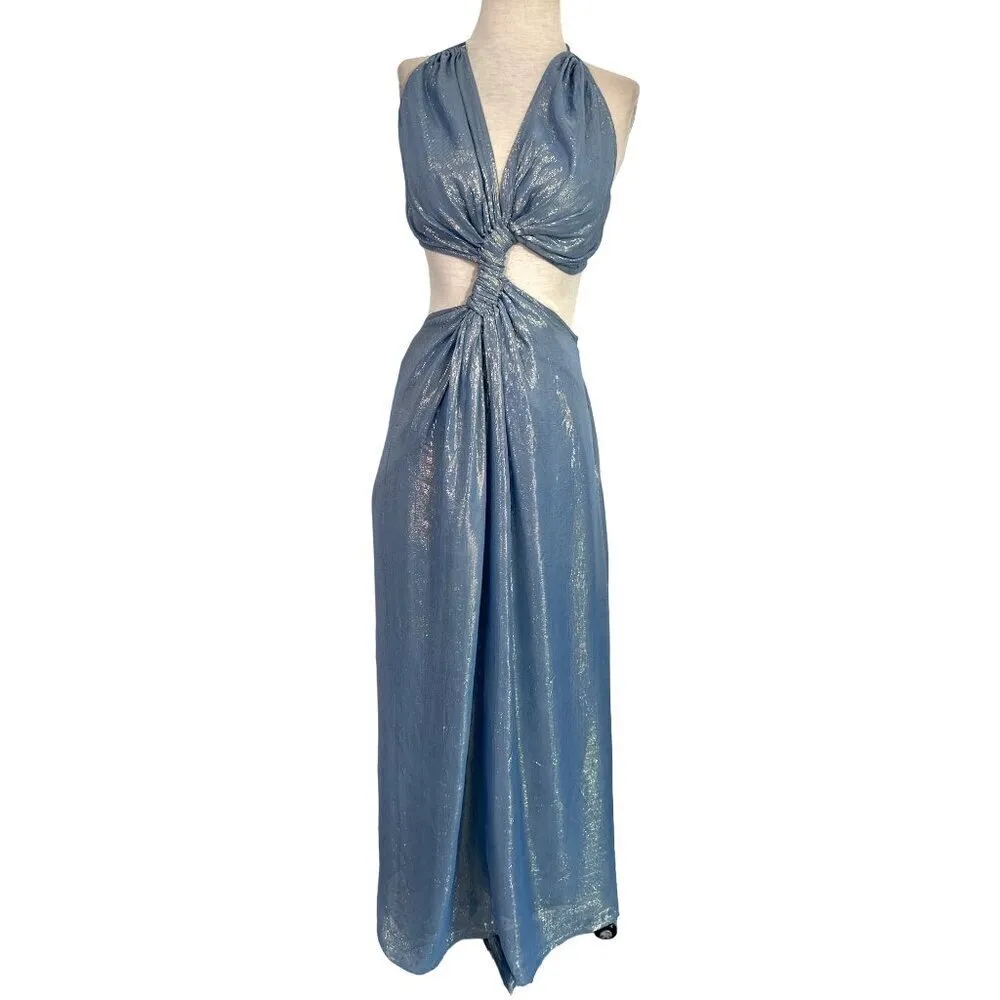 Sundress Bettina Dress in Ios Tendre Bleu XLarge New Womens Long Maxi Gown Blue Size XL - Image 5