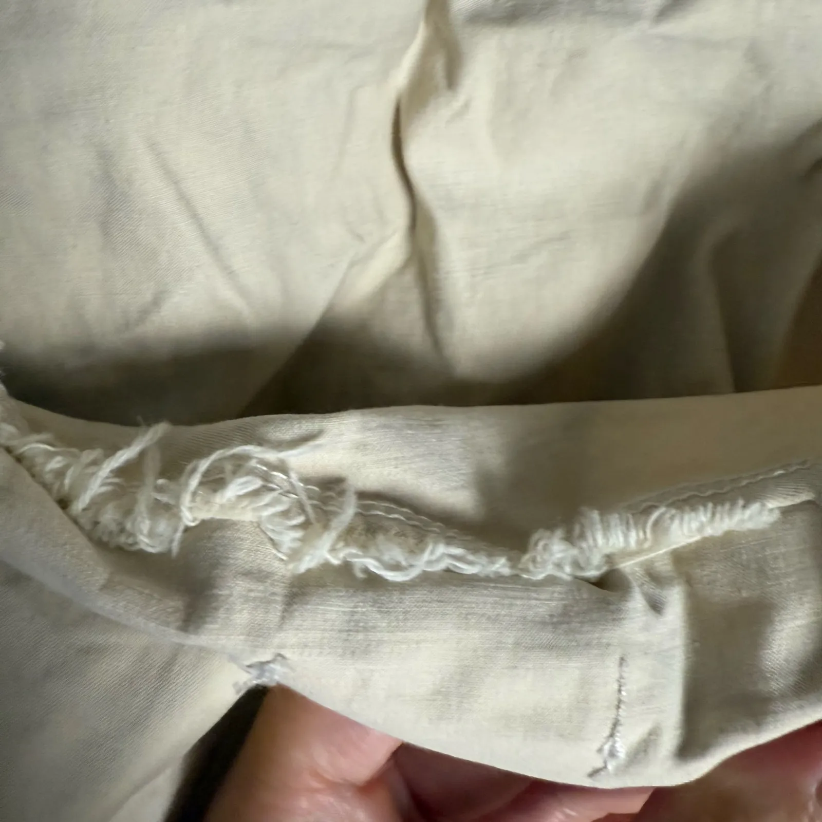 A.L.C. Charlotte Sateen Pleated Cream Sleeveless Halter Tank Top Size 8 - Image 15