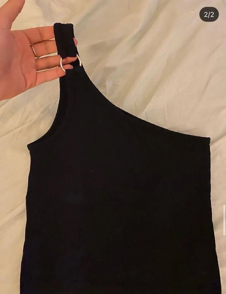 Boutique  One Shoulder Crop - Image 2