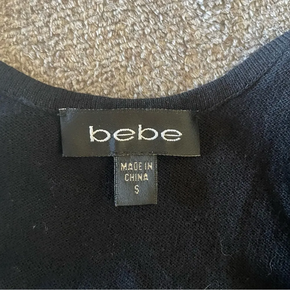 Bebe Y2K Vintage Whimsigoth Knit Babydoll Alternative Grunge Mini Tank Dress S - Image 6