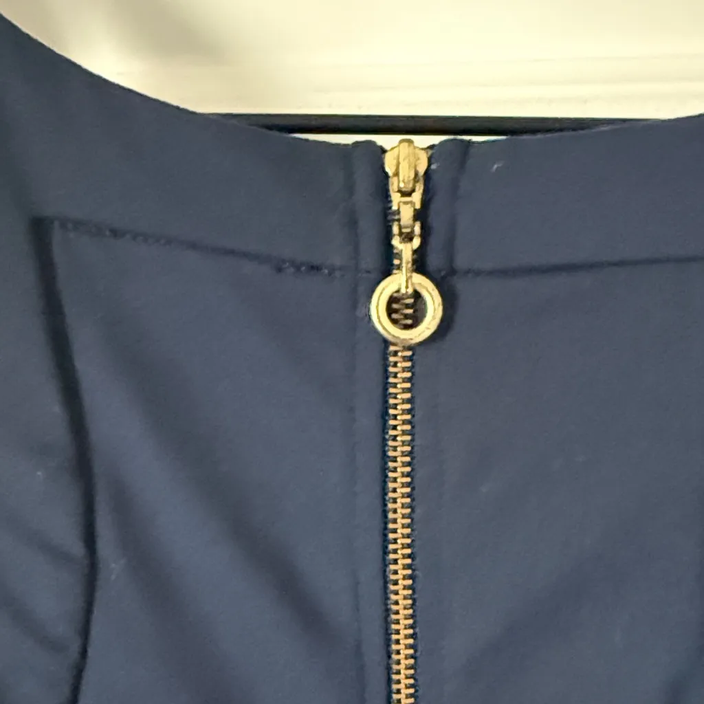 Cynthia Rowley Dark Blue Sleeveless Mini Dress - Image 4