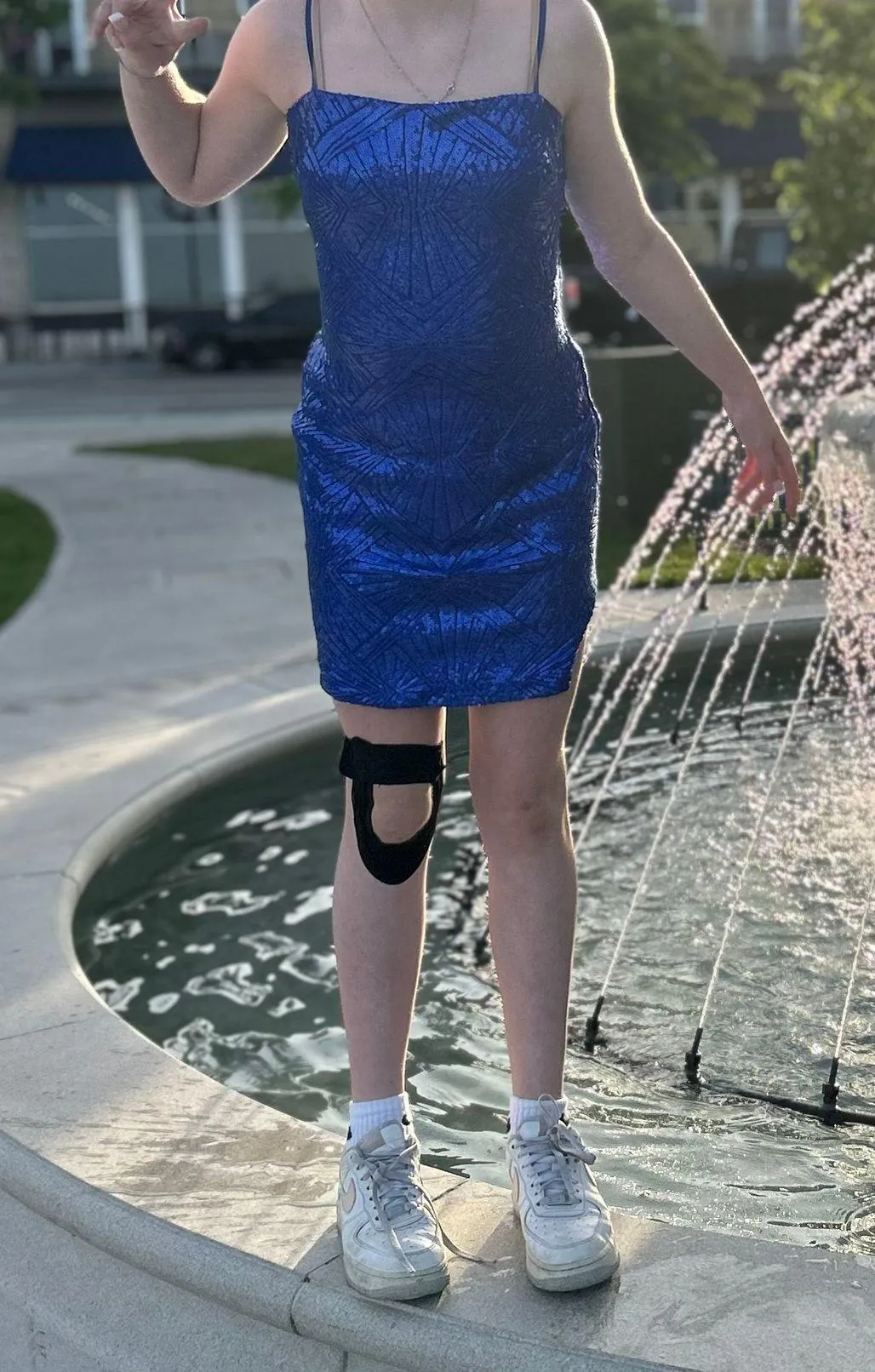 Blue Homecoming Dress - Image 2