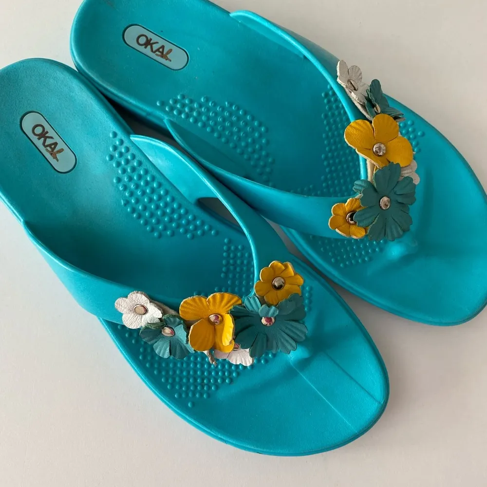 Okal sandals Flip Flops Size M - Image 2