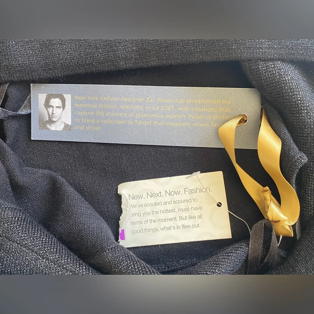 Black Metallic Knit Stretchy Body - Image 5