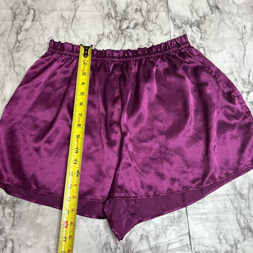 Victoria’s Secret vintage Gold label Purple set Lingerie shorts top pj's Large - Image 4